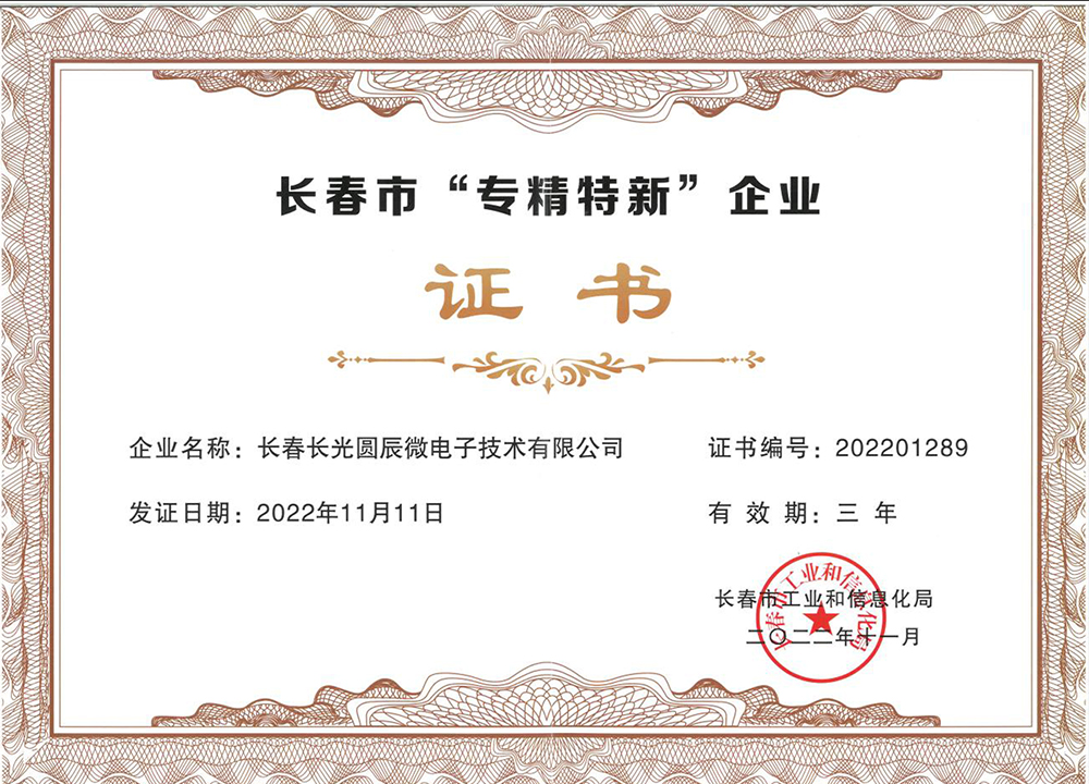 长春市专精特新企业